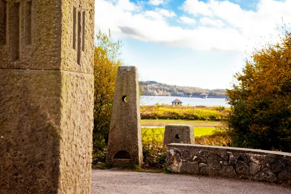 Carsington Water reservoir in Derbyshire