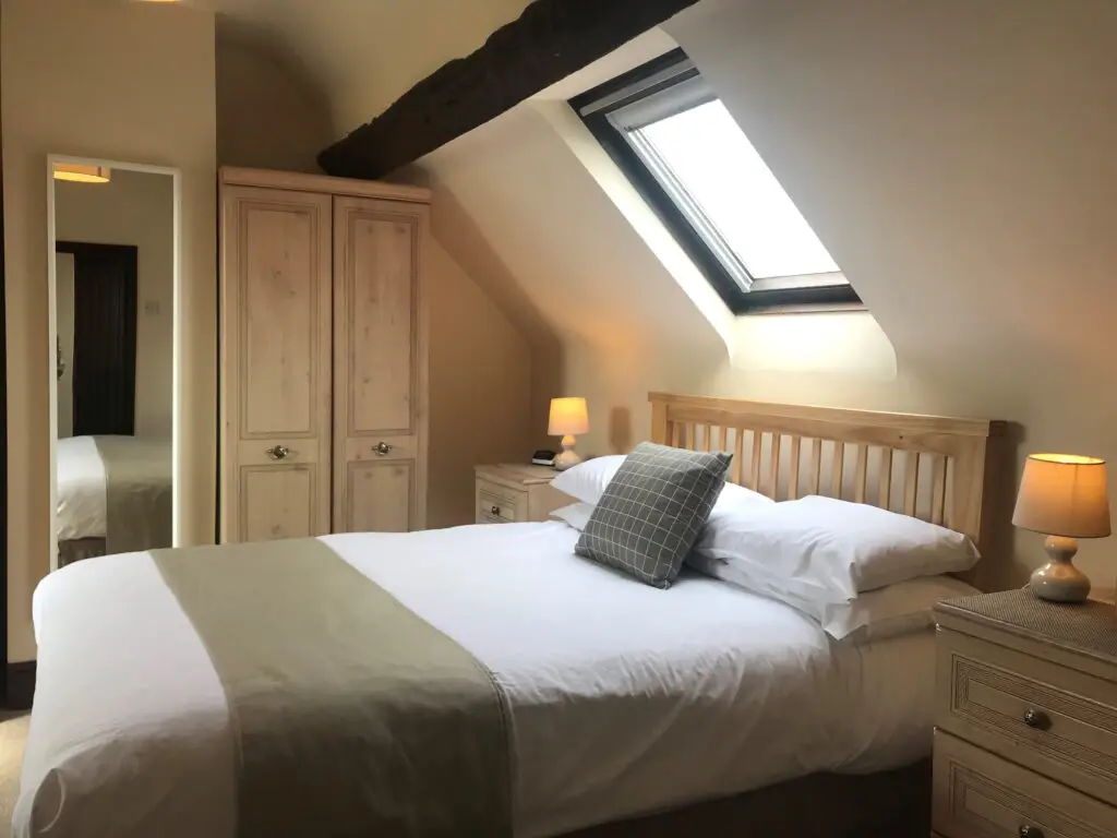 Ashbourne Cottage Main Bedroom at Callow Top Holiday Park