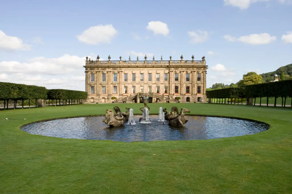 Chatsworth House in Derbyshire