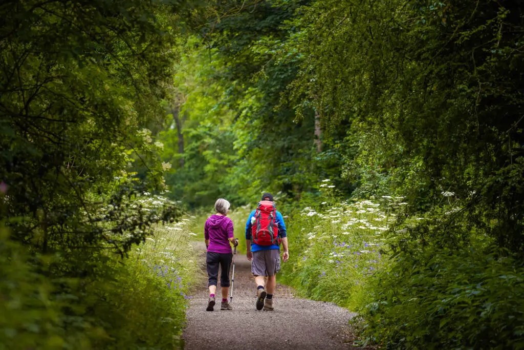 Direct access to the Tissington Trail from Callow Top Holiday Park