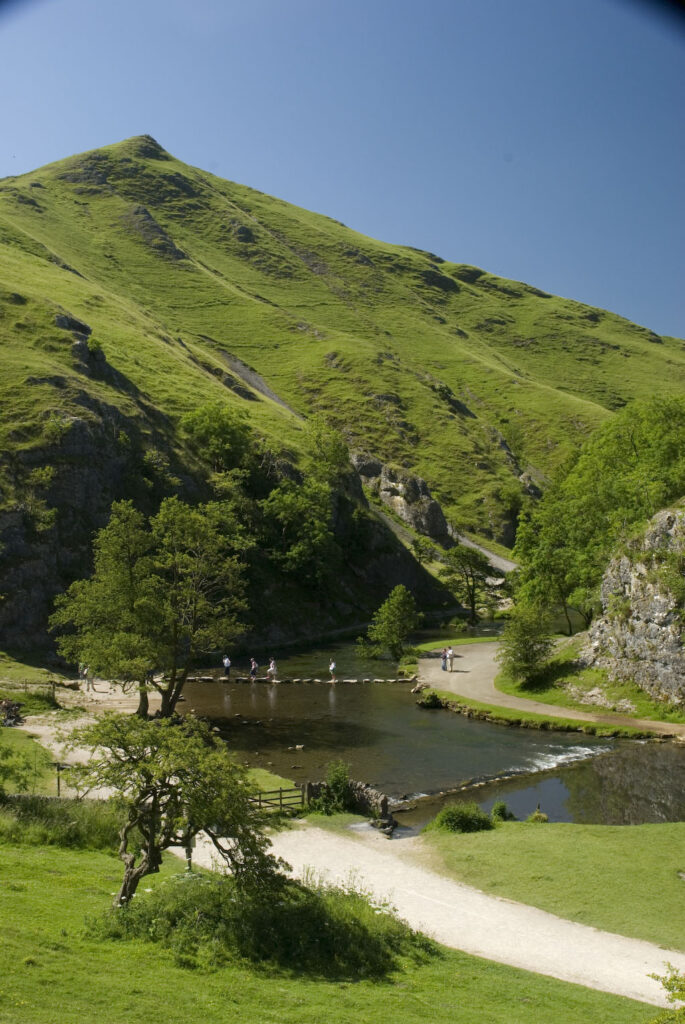Dovedale in the Peak District near Callow Top Holiday Park