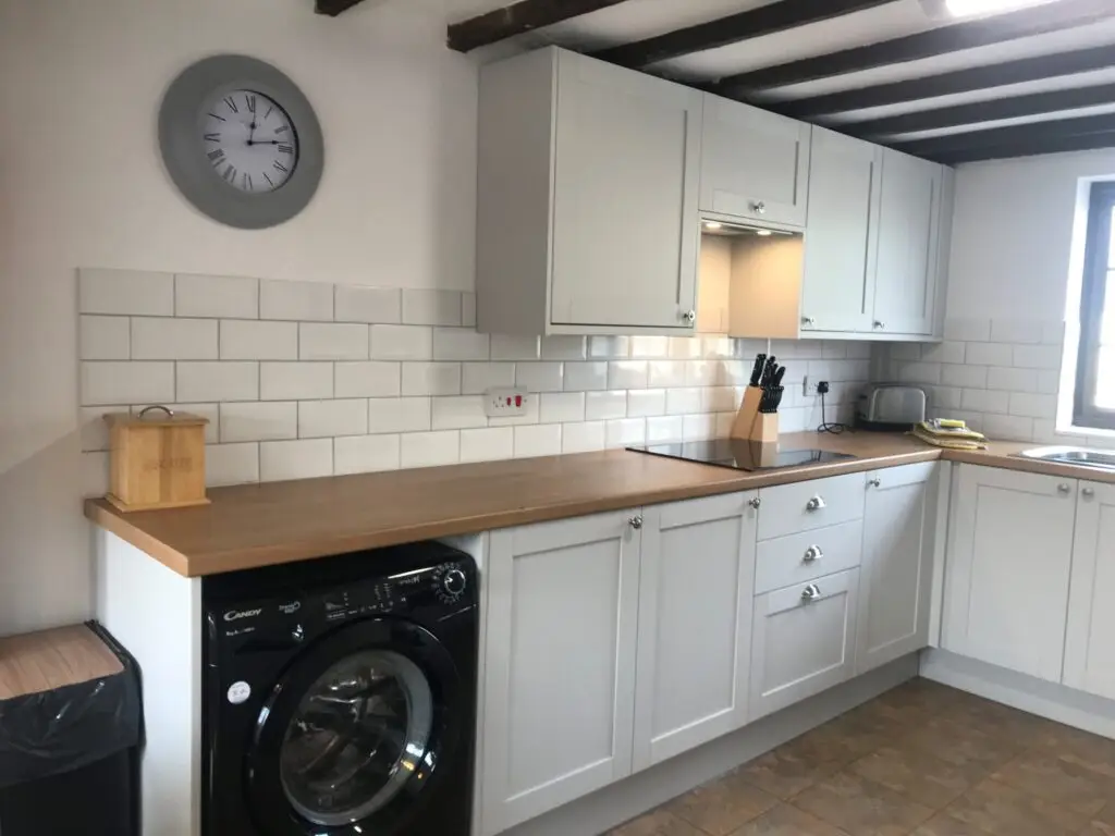 Dovedale Cottage kitchen at Callow Top Holiday Park