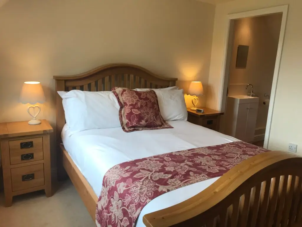 Hartington Apartment Master Bedroom at Callow Top Holiday Park