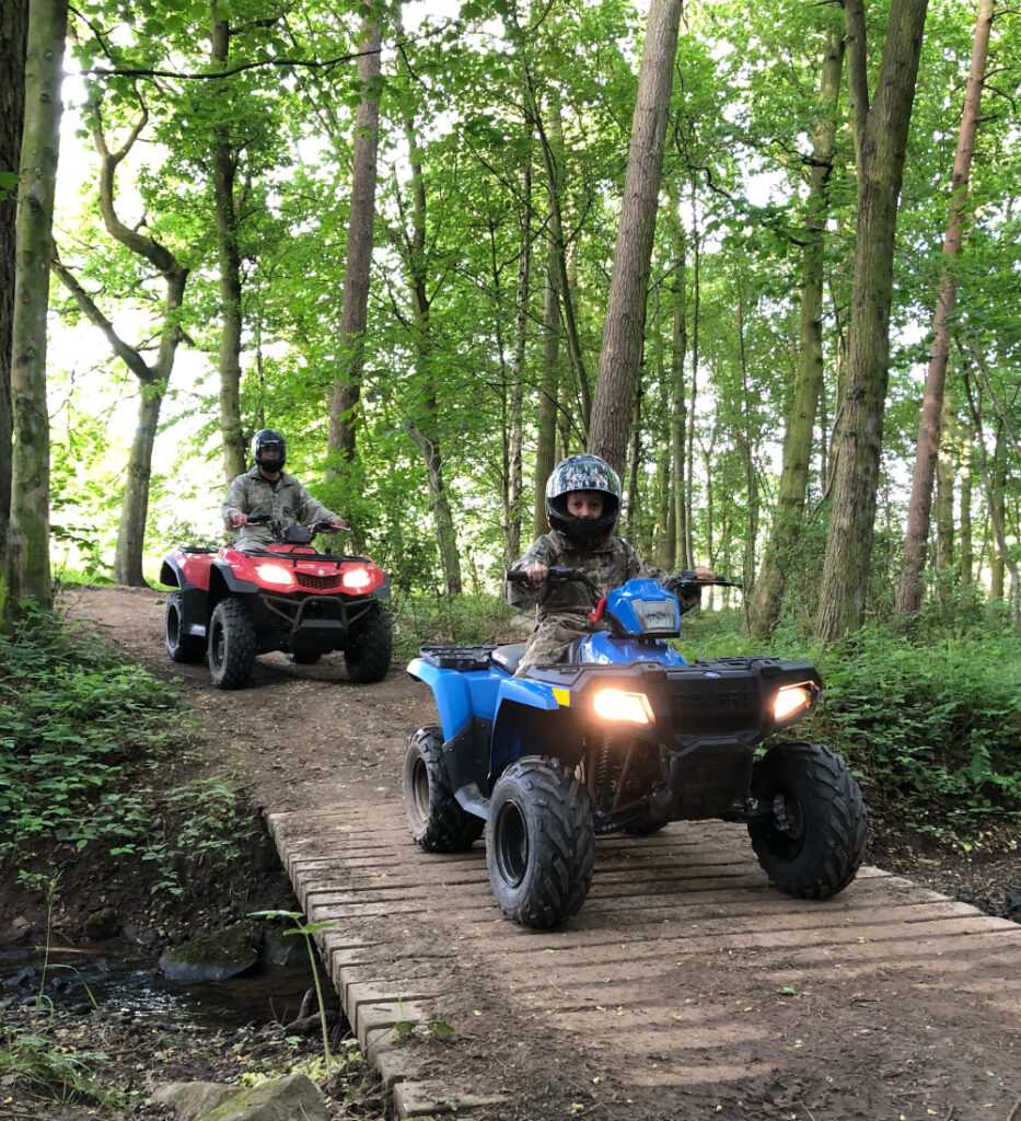 Quad biking in Derbyshire near Callow Top Holiday Park